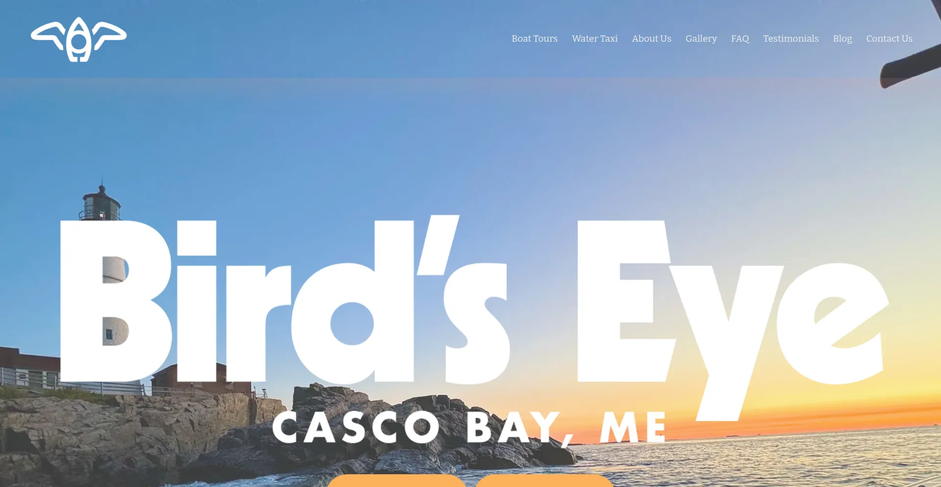 Website screenshot of Birdseyemaine.com
