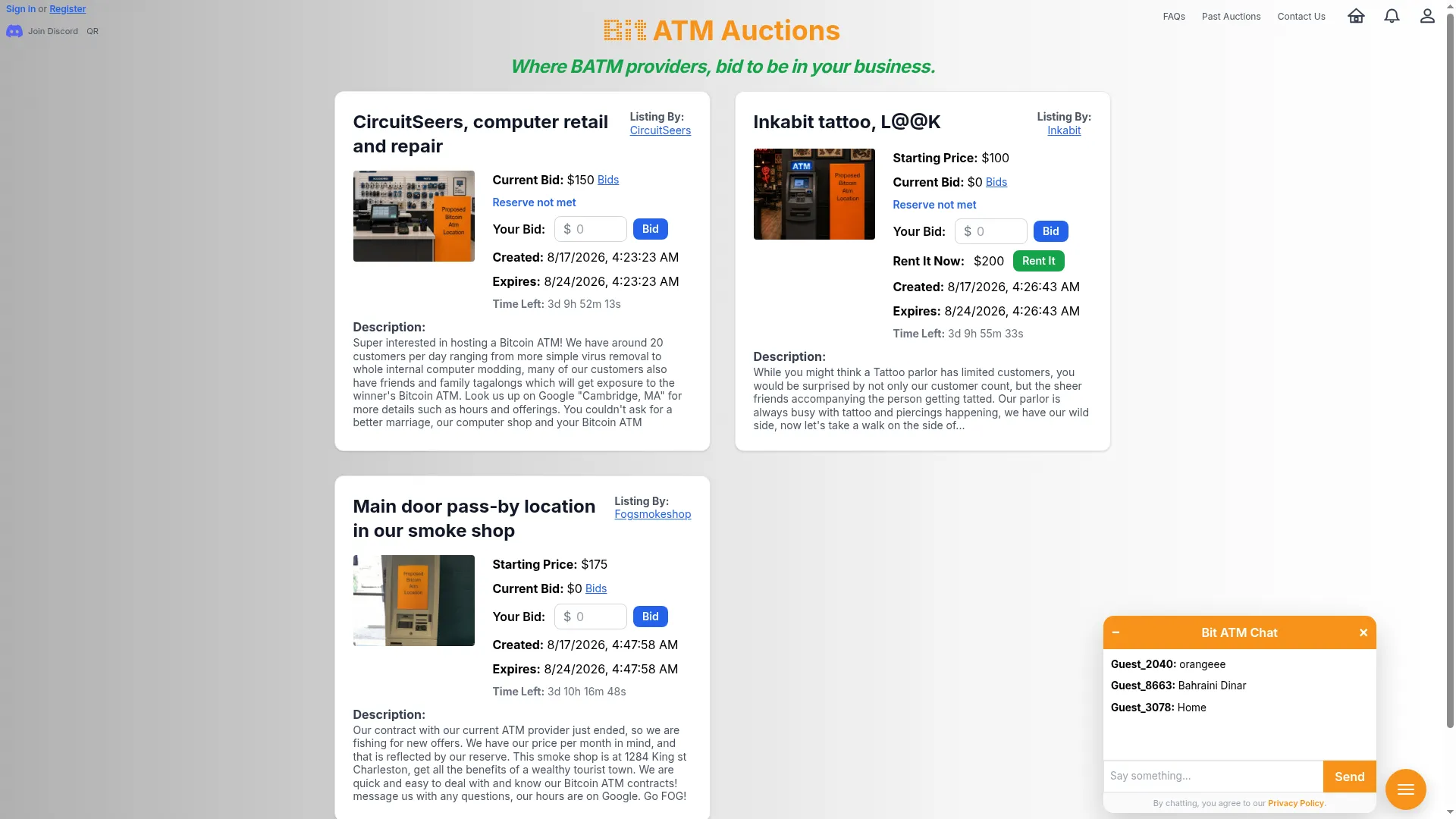 Bitatmauctions.com