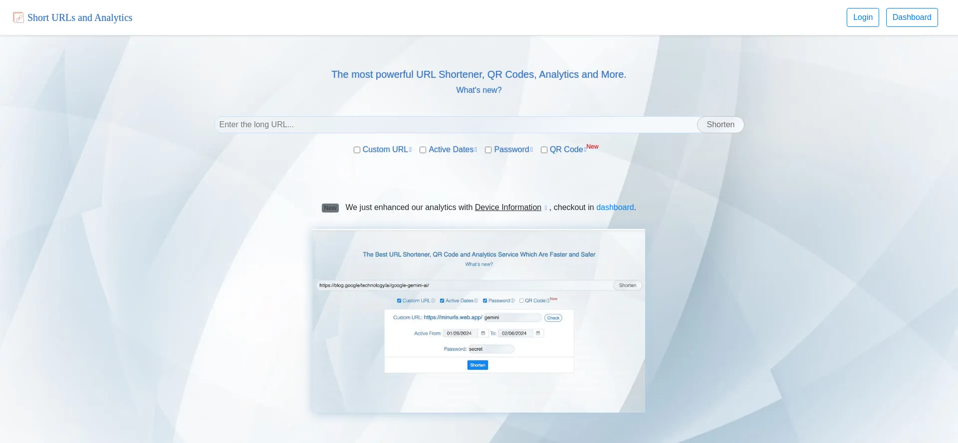 Website screenshot of Bitl.to