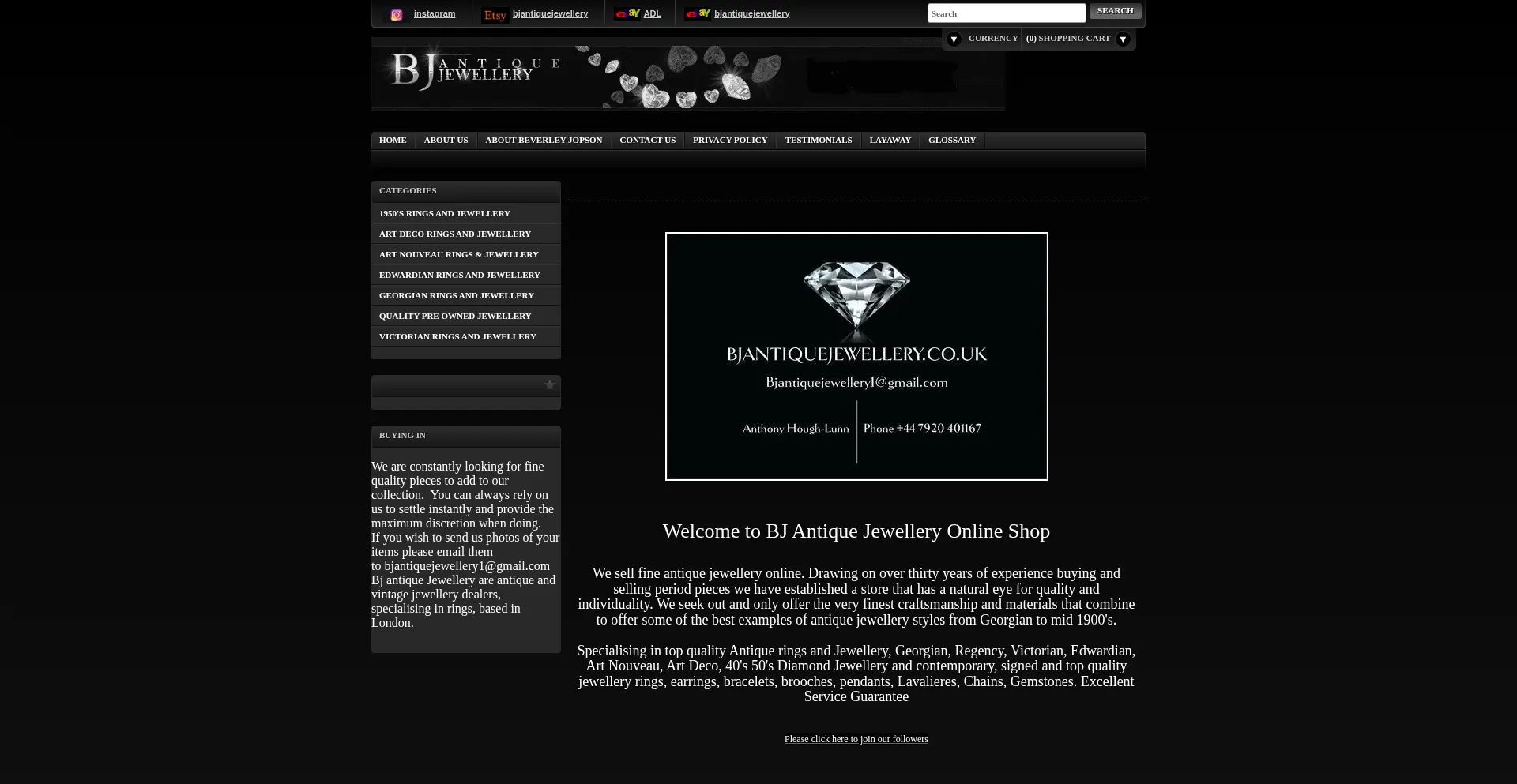 Bjantiquejewellery.co.uk