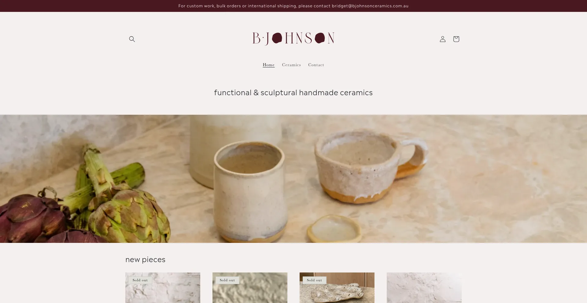 Bjohnsonceramics.com.au