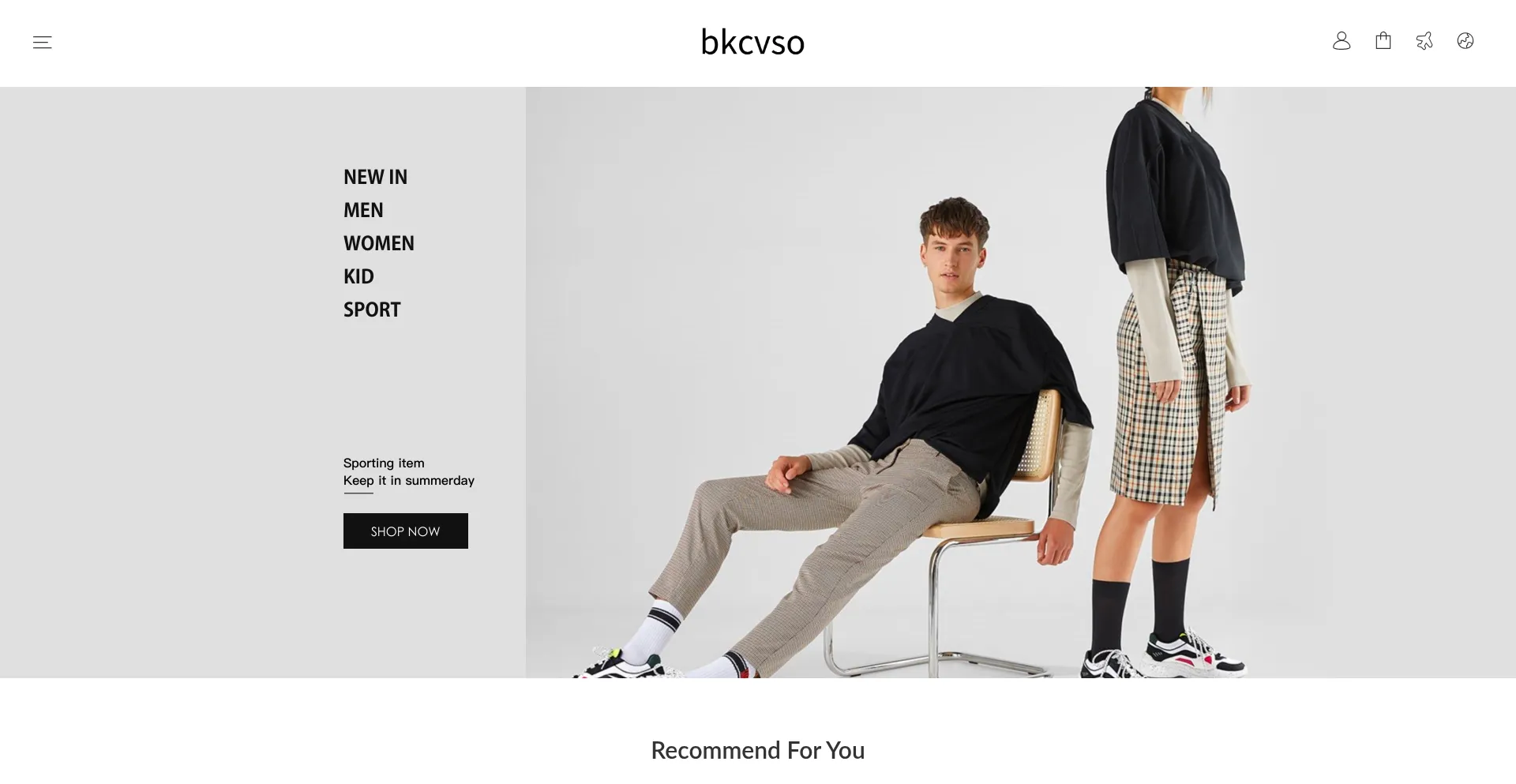 Website screenshot of Bkcvso.com