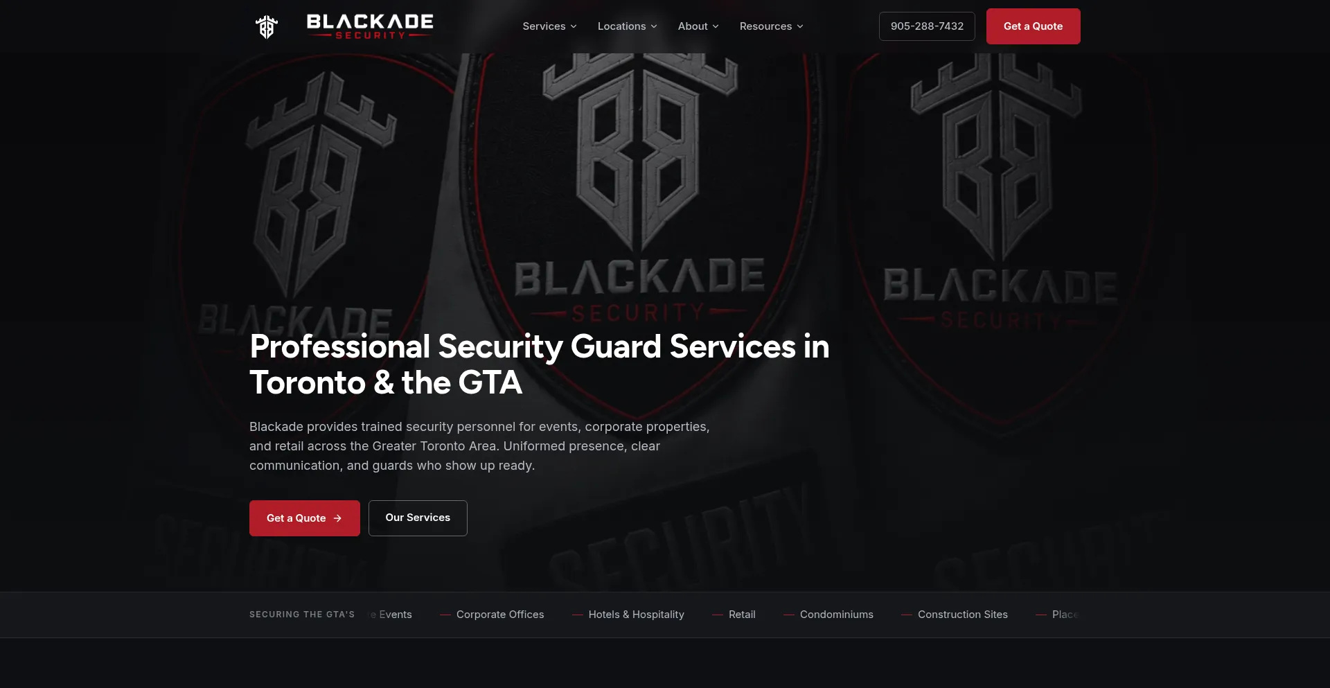 Blackadesecurity.com