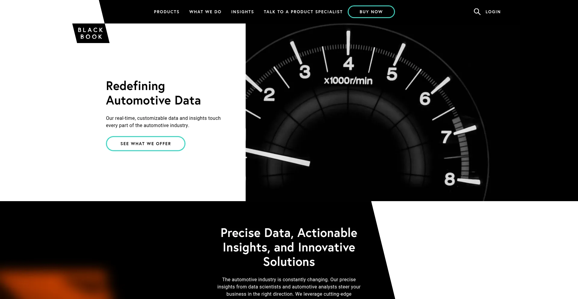 Website screenshot of Blackbookcloud.com