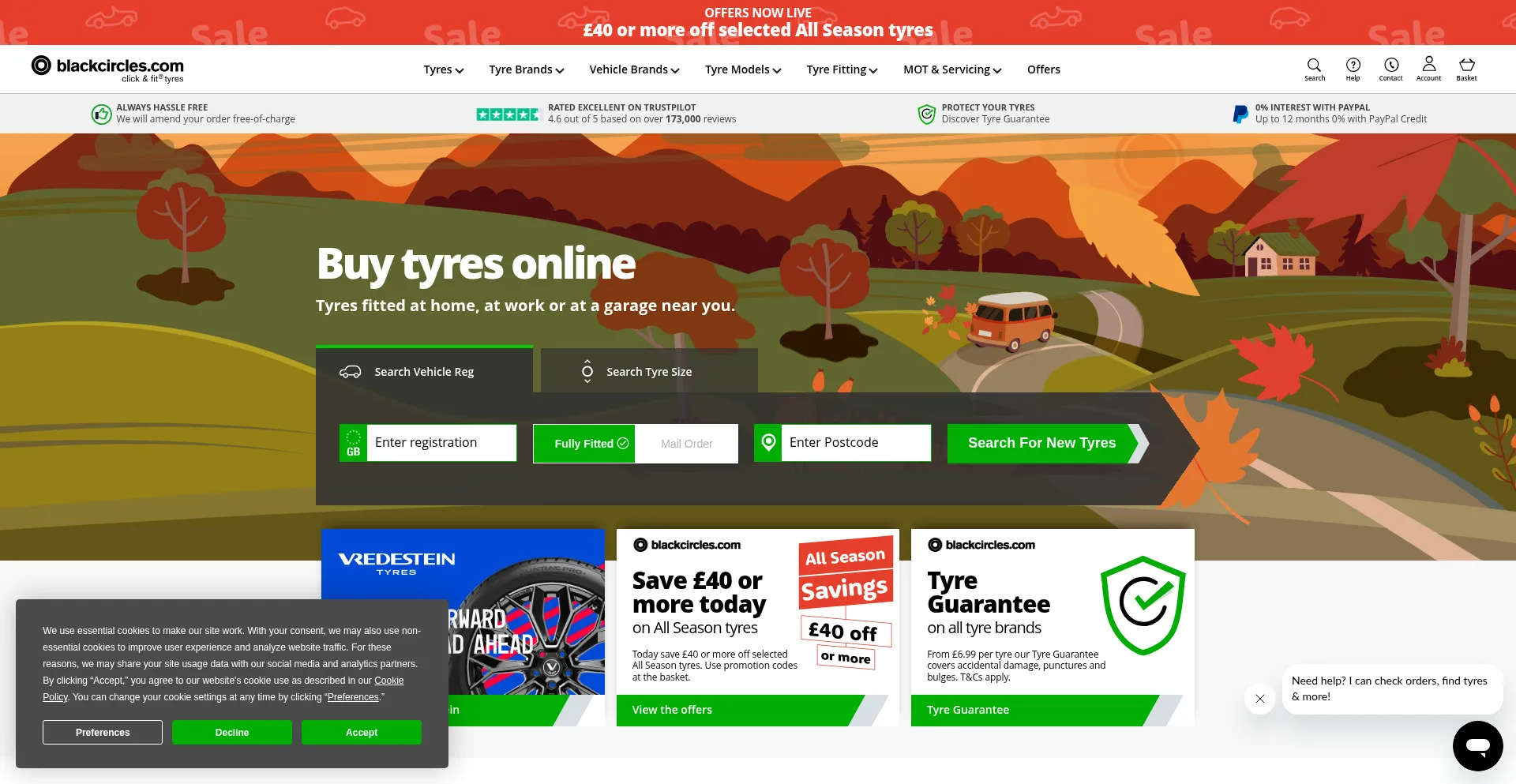 Blackcircles.com Screenshot