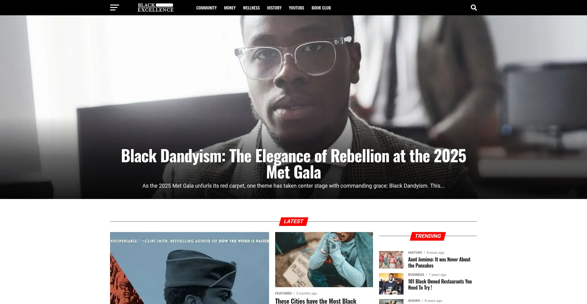 Blackexcellence.com Screenshot