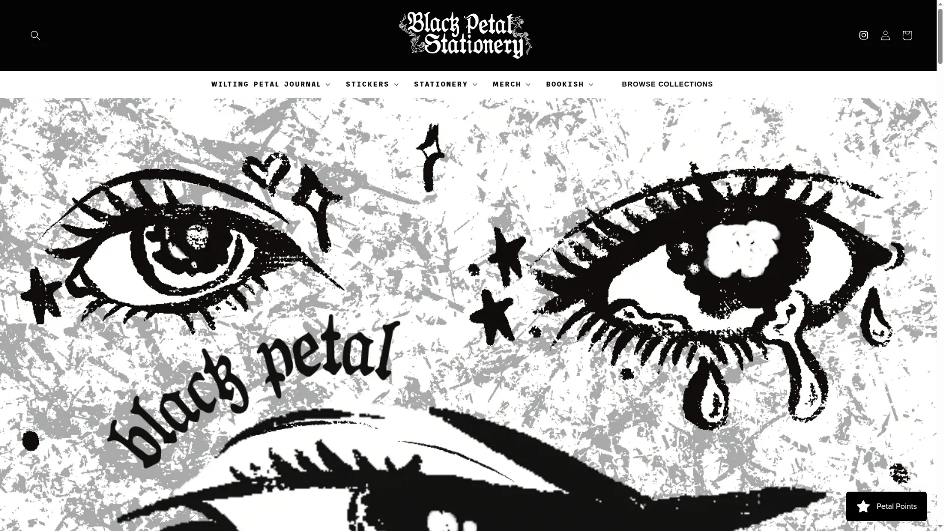 Blackpetalstationery.com