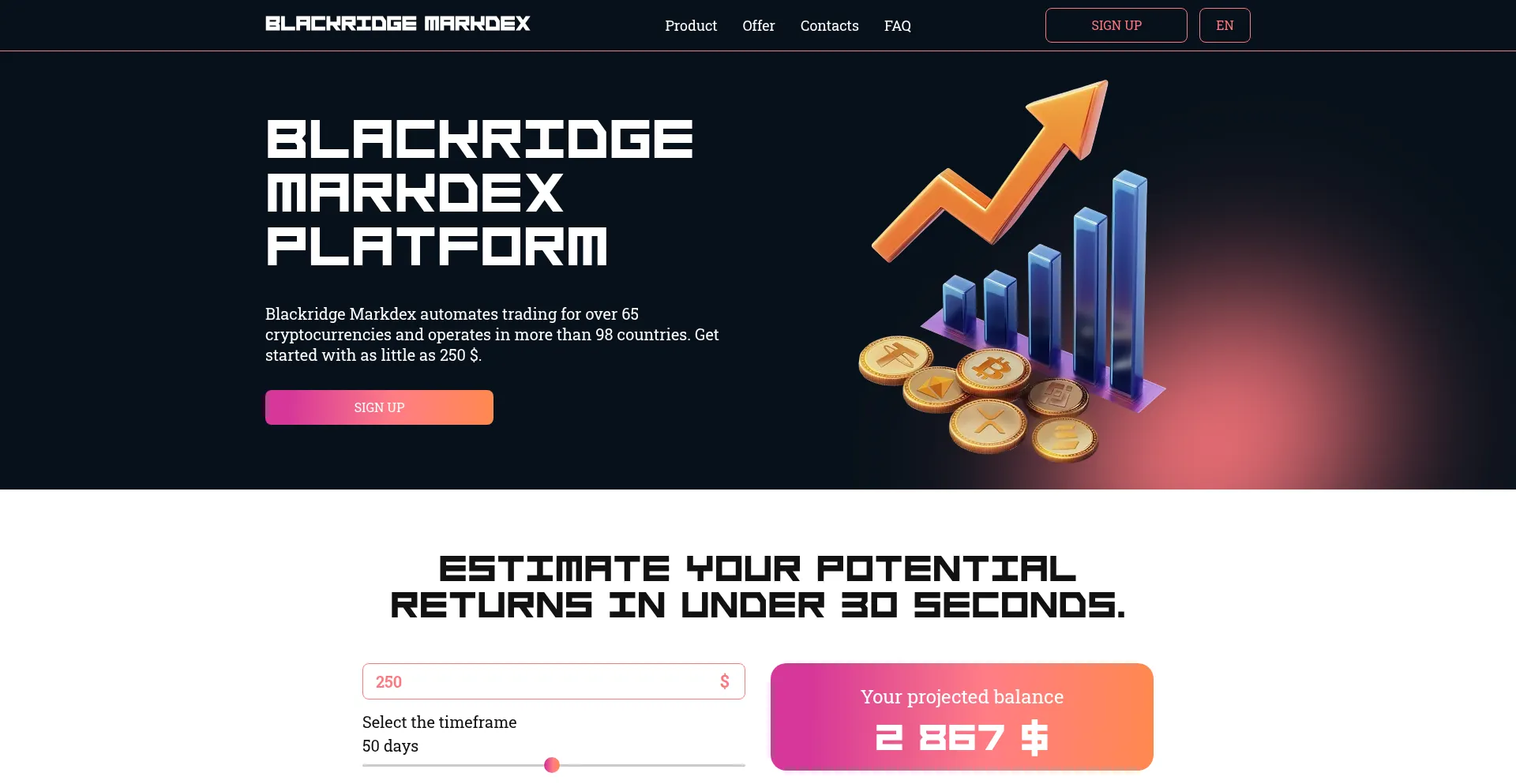 Blackridge-markdex.com Screenshot