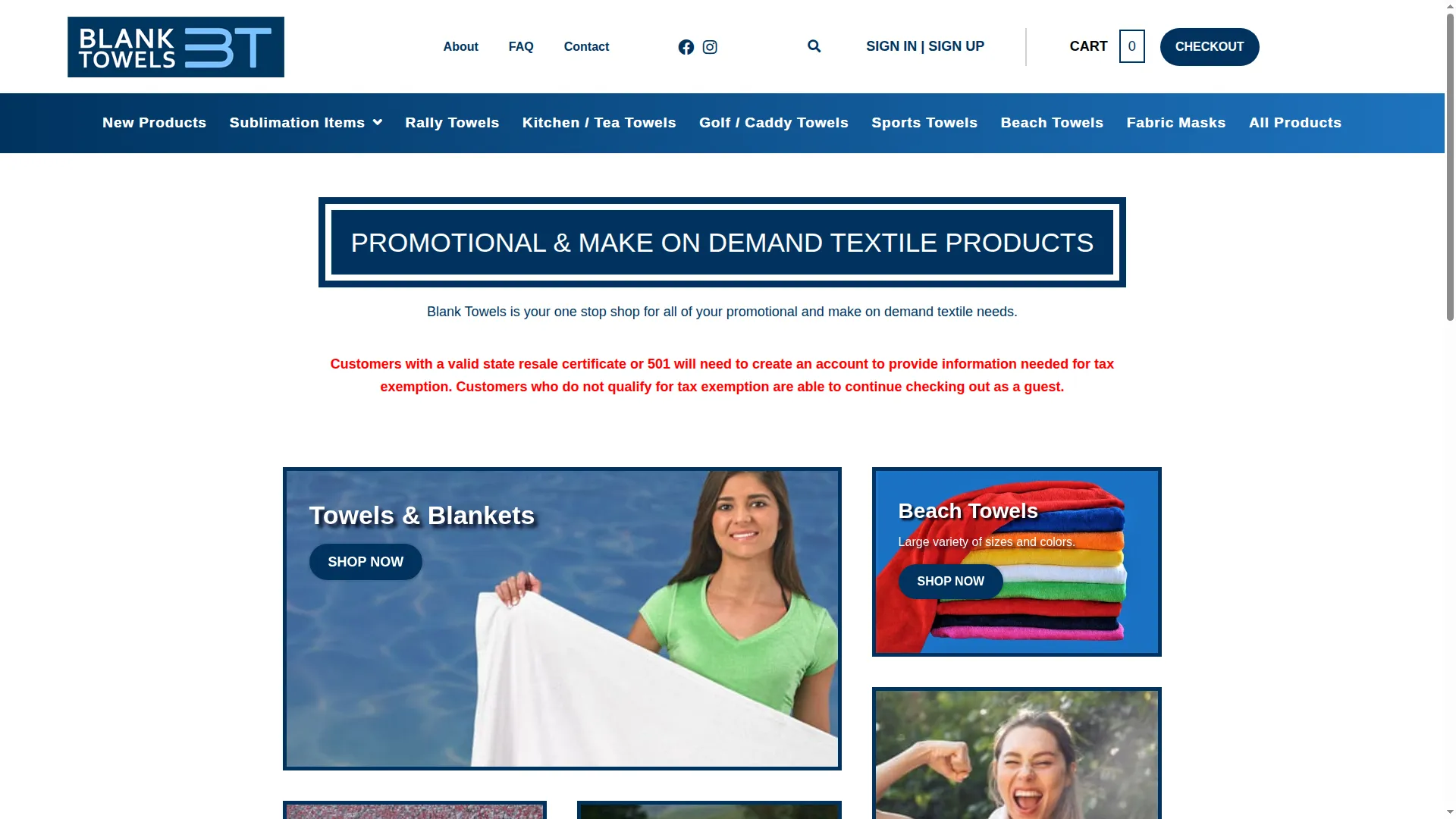 Blanktowels.com