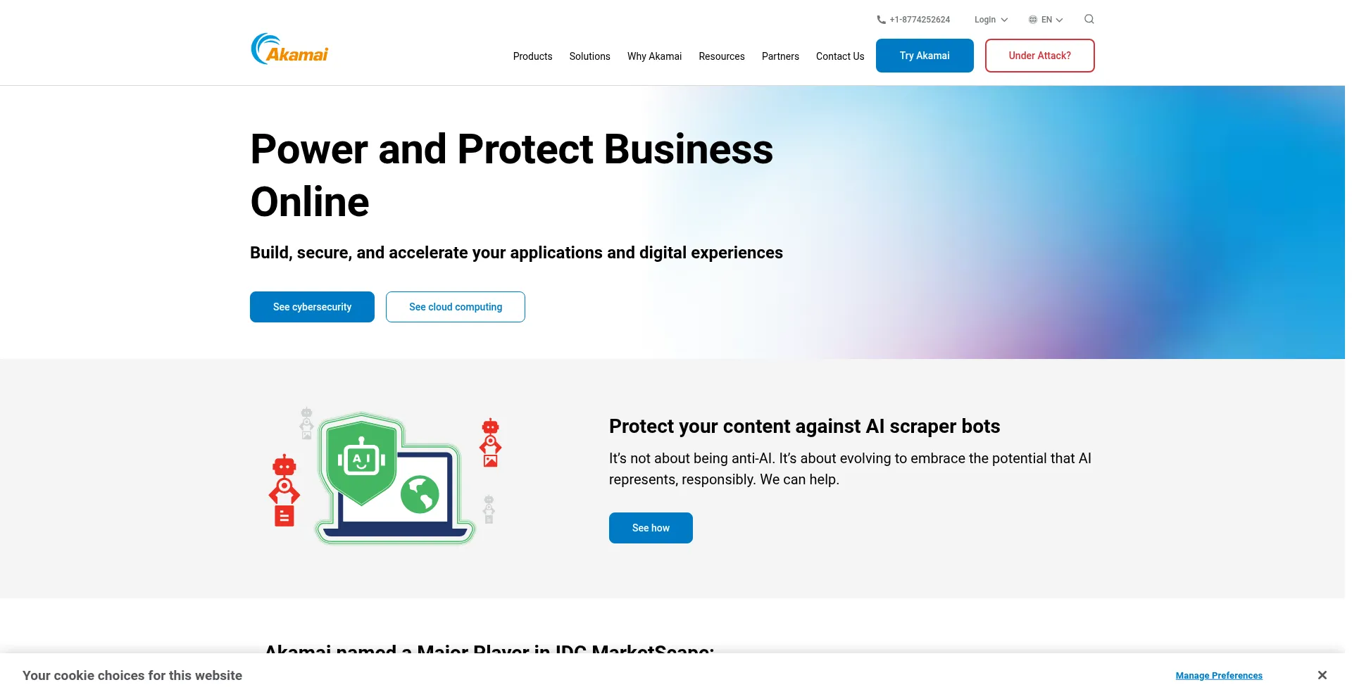 Website screenshot of Blaze.io