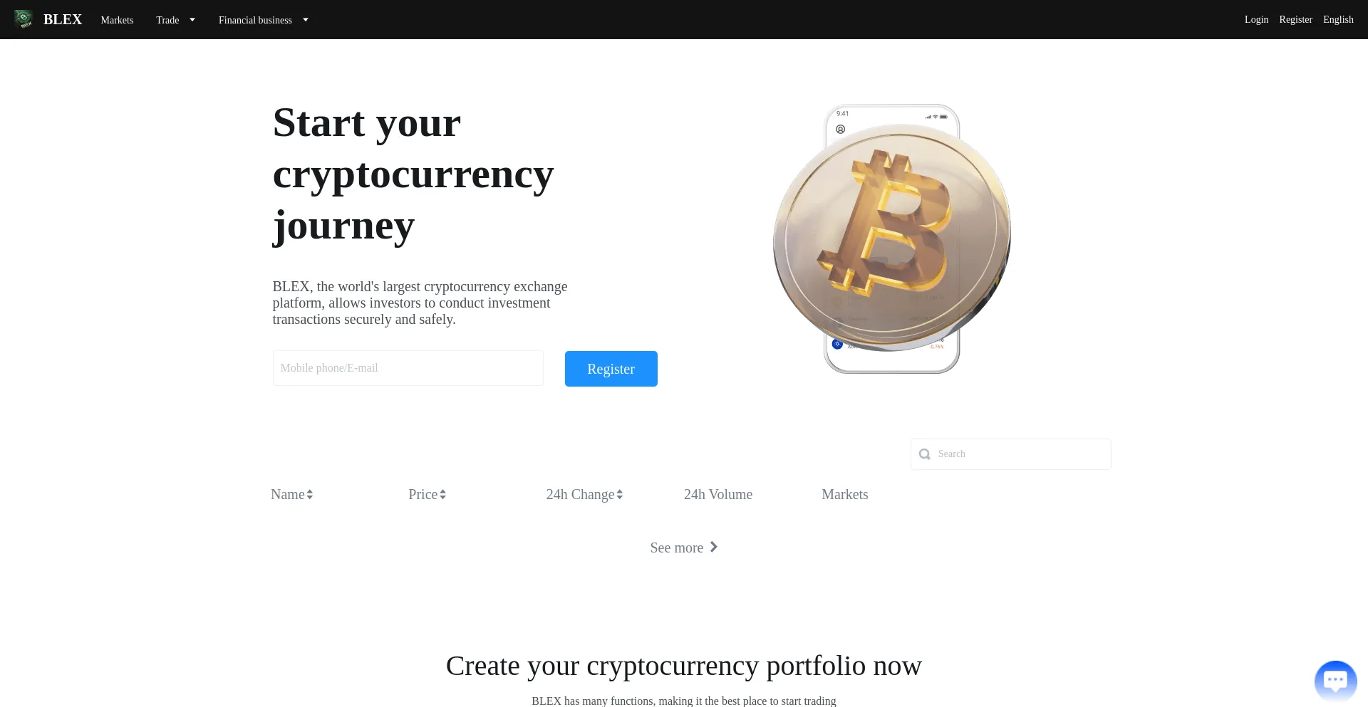 Website screenshot of Blexcco.com