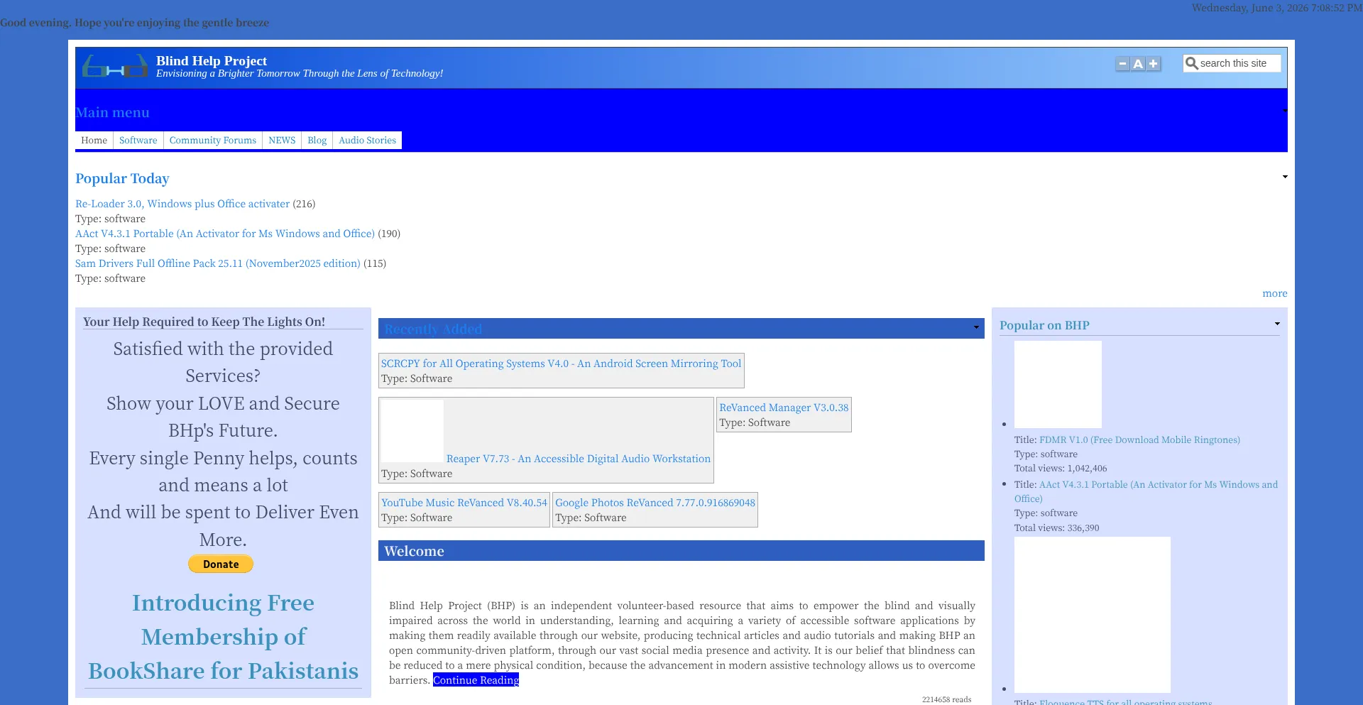 Blindhelp.net