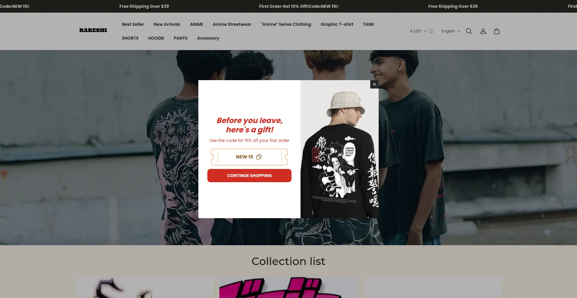 Website screenshot of Blindinn.com