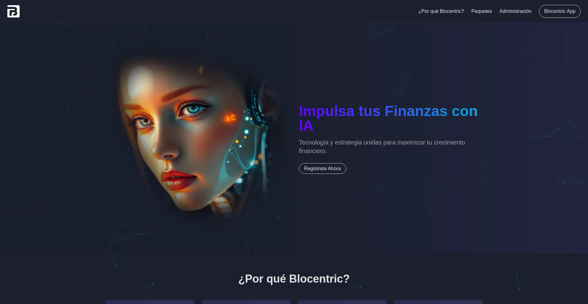 Blocentric.io Screenshot