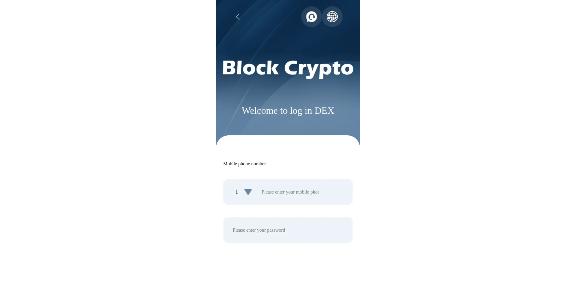 Website screenshot of Blockcryptoinvest.com