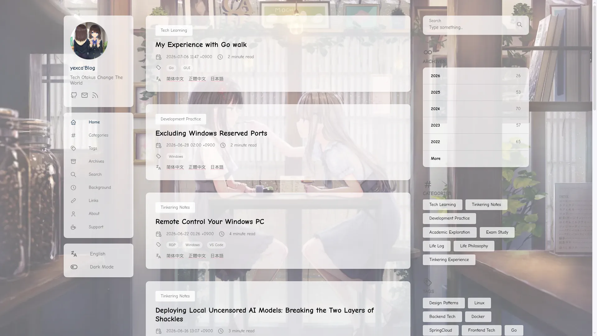 Blog.yexca.net