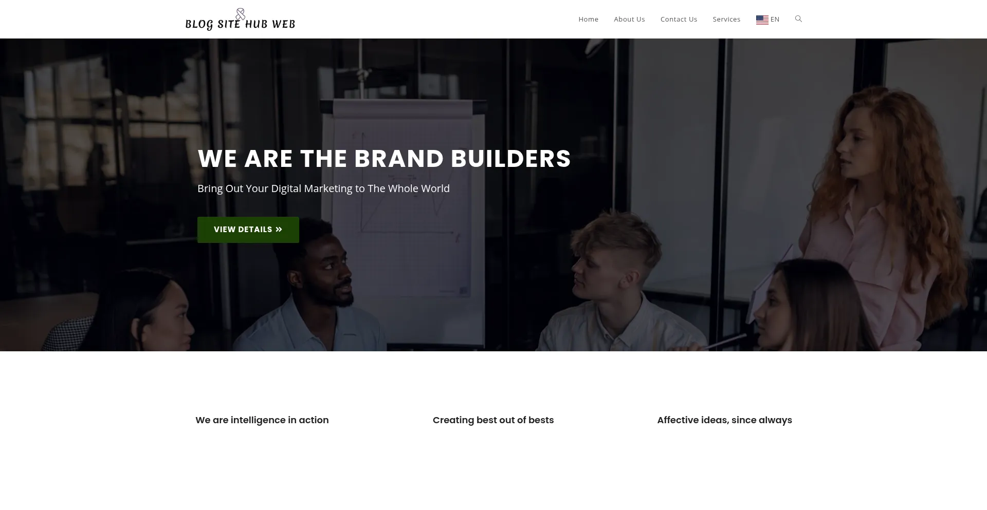 Website screenshot of Blog-sitehb-web.com