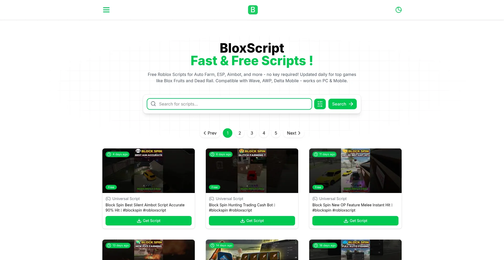 Blox-script.com Screenshot