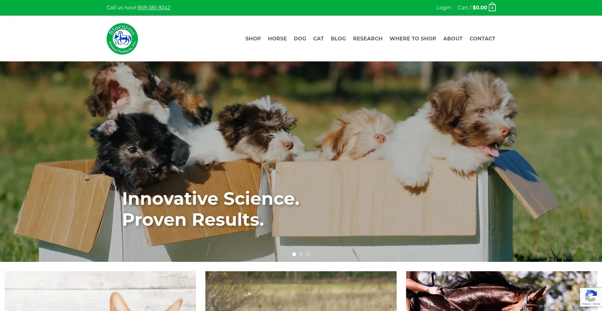 Bluegrassanimalproducts.com Screenshot