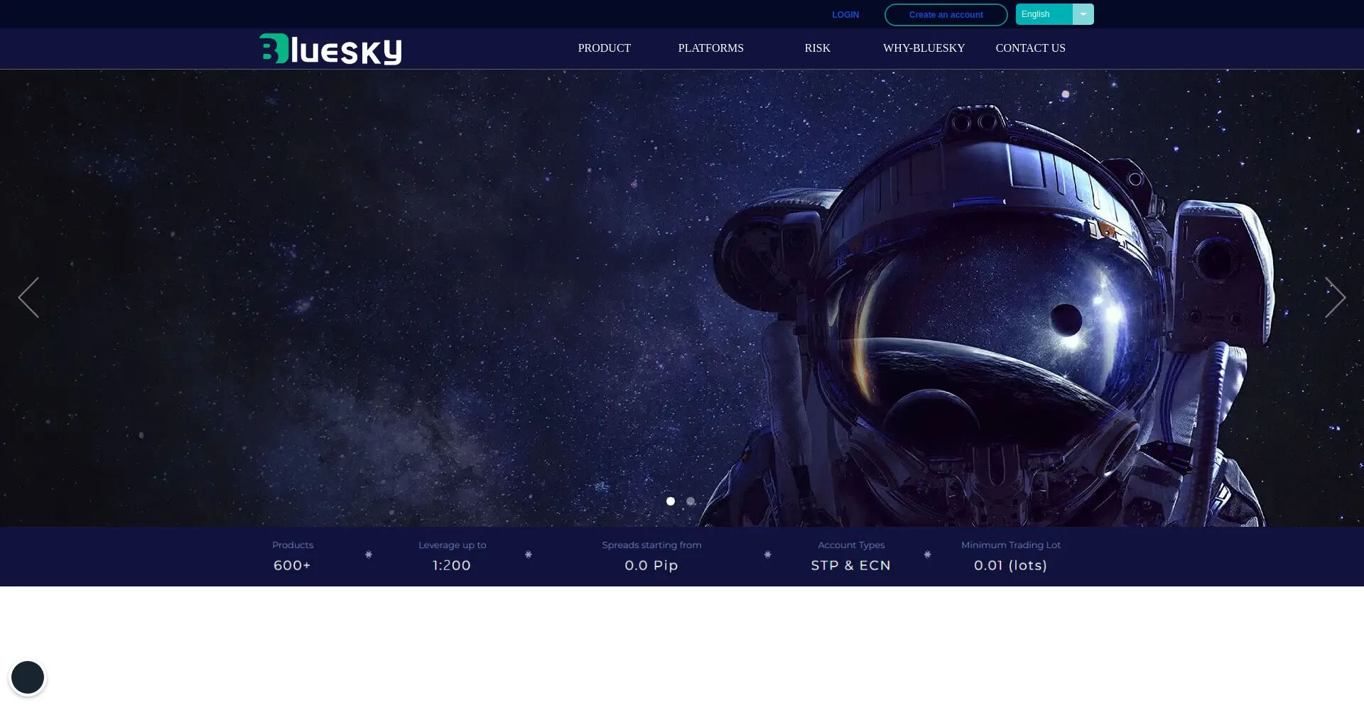 Website screenshot of Blueskygmpl.com