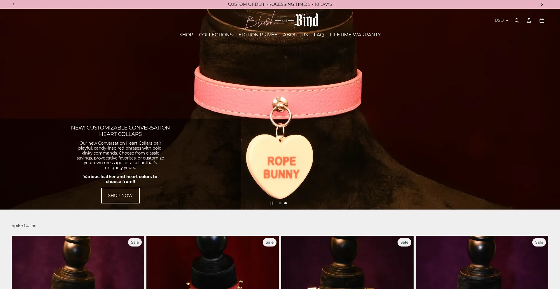 Blushandbind.com