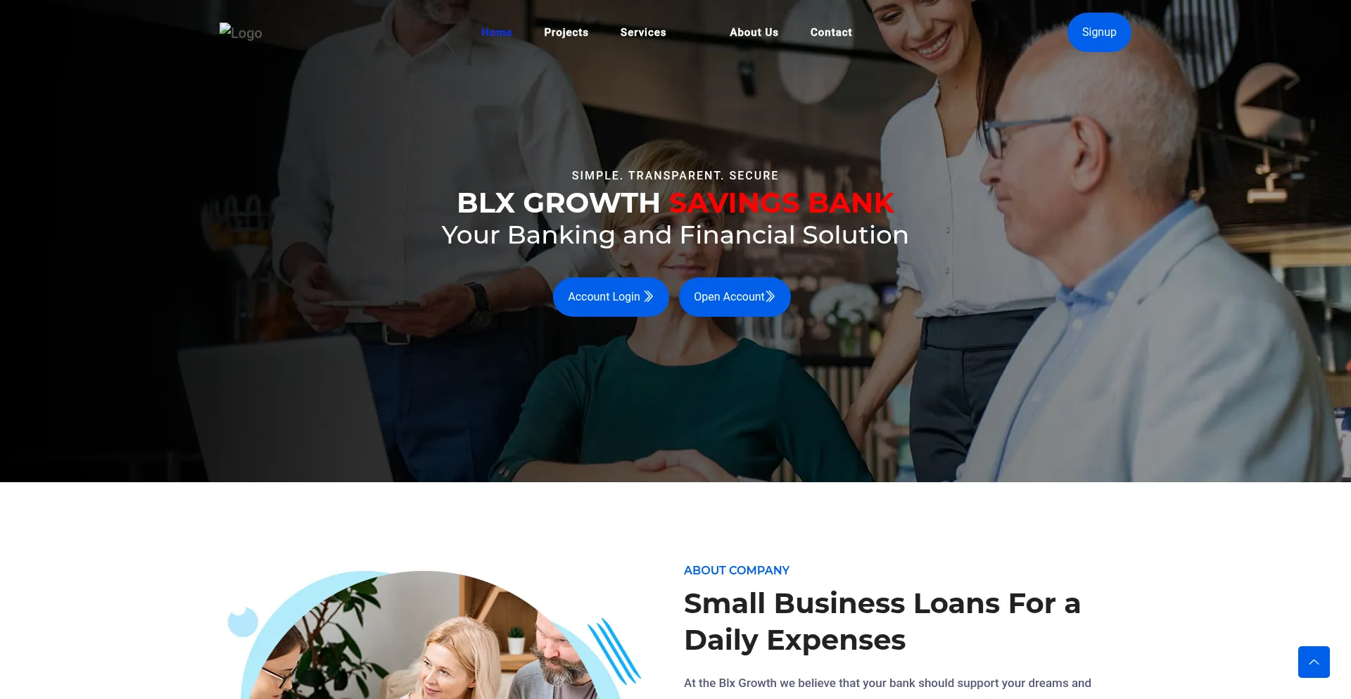 Website screenshot of Blxgrowth.online