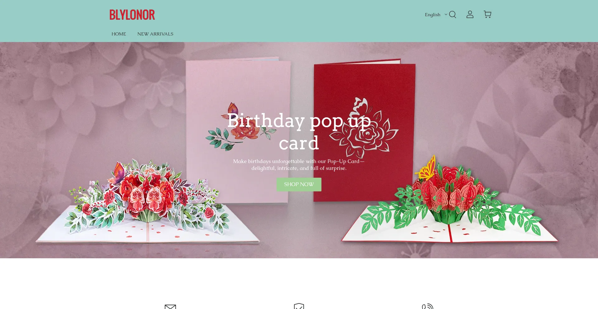 Website screenshot of Blylonor.com