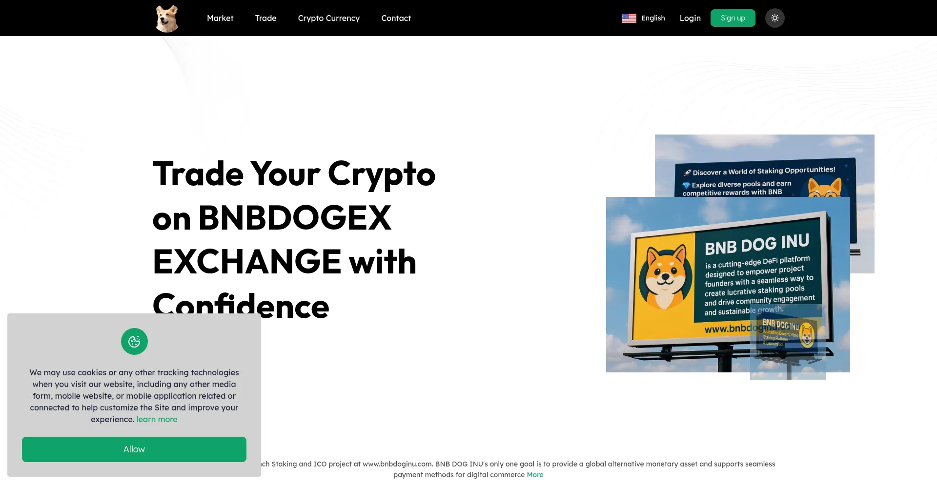 Bnbdogex.io Screenshot