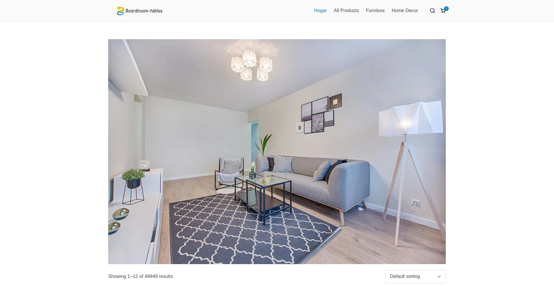 Website screenshot of Boardroom-tables.com