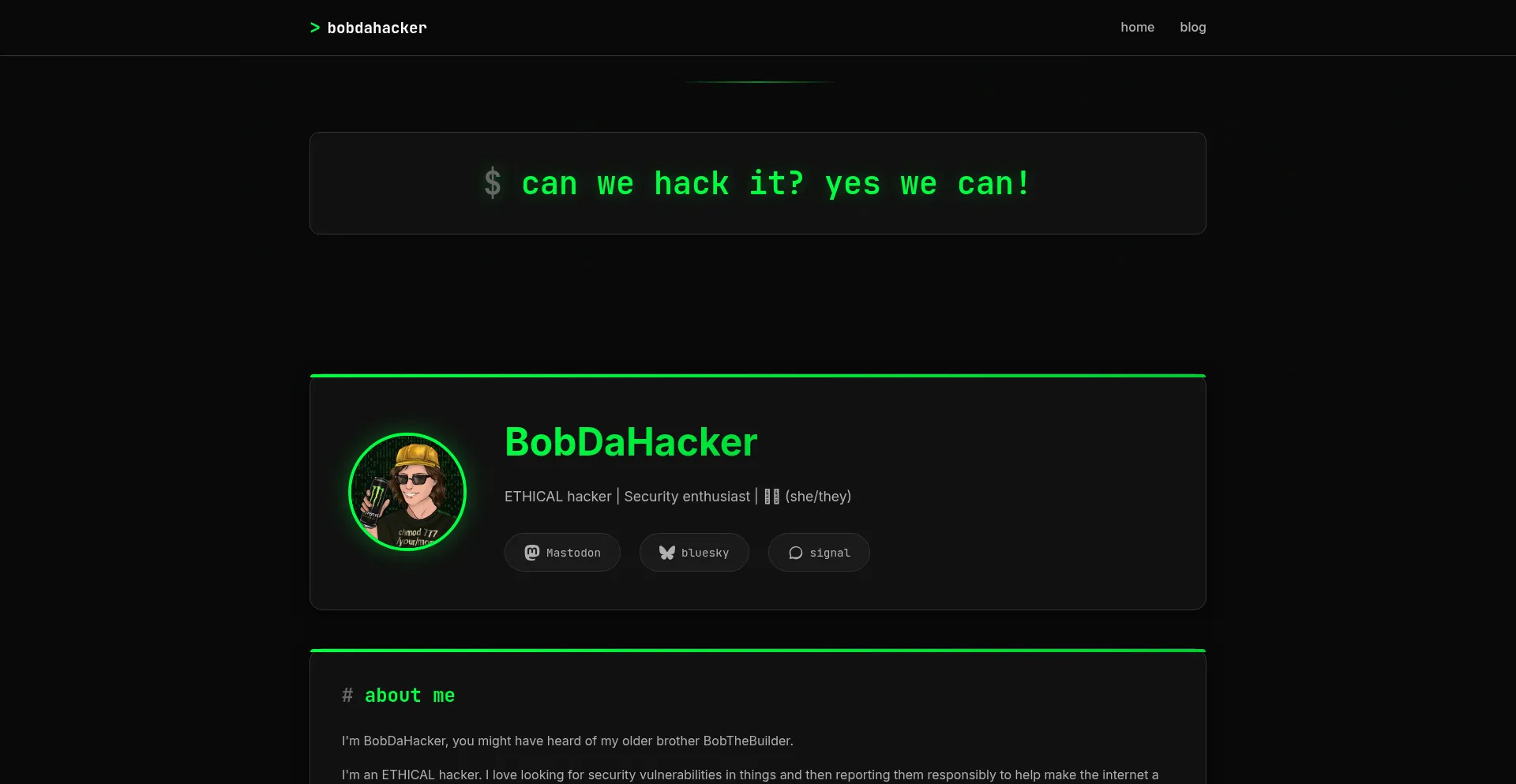 Bobdahacker.com