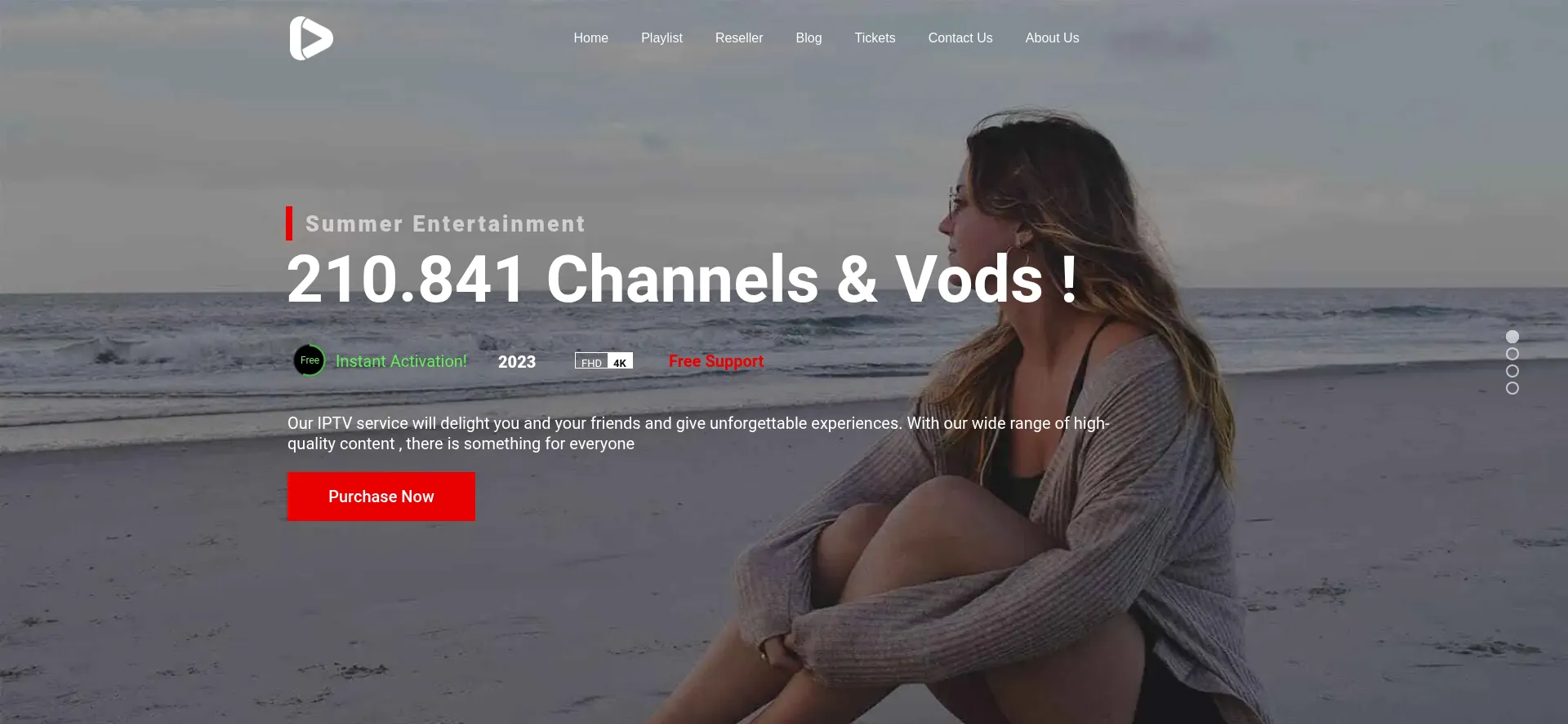 Website screenshot of Bobresiptv.com