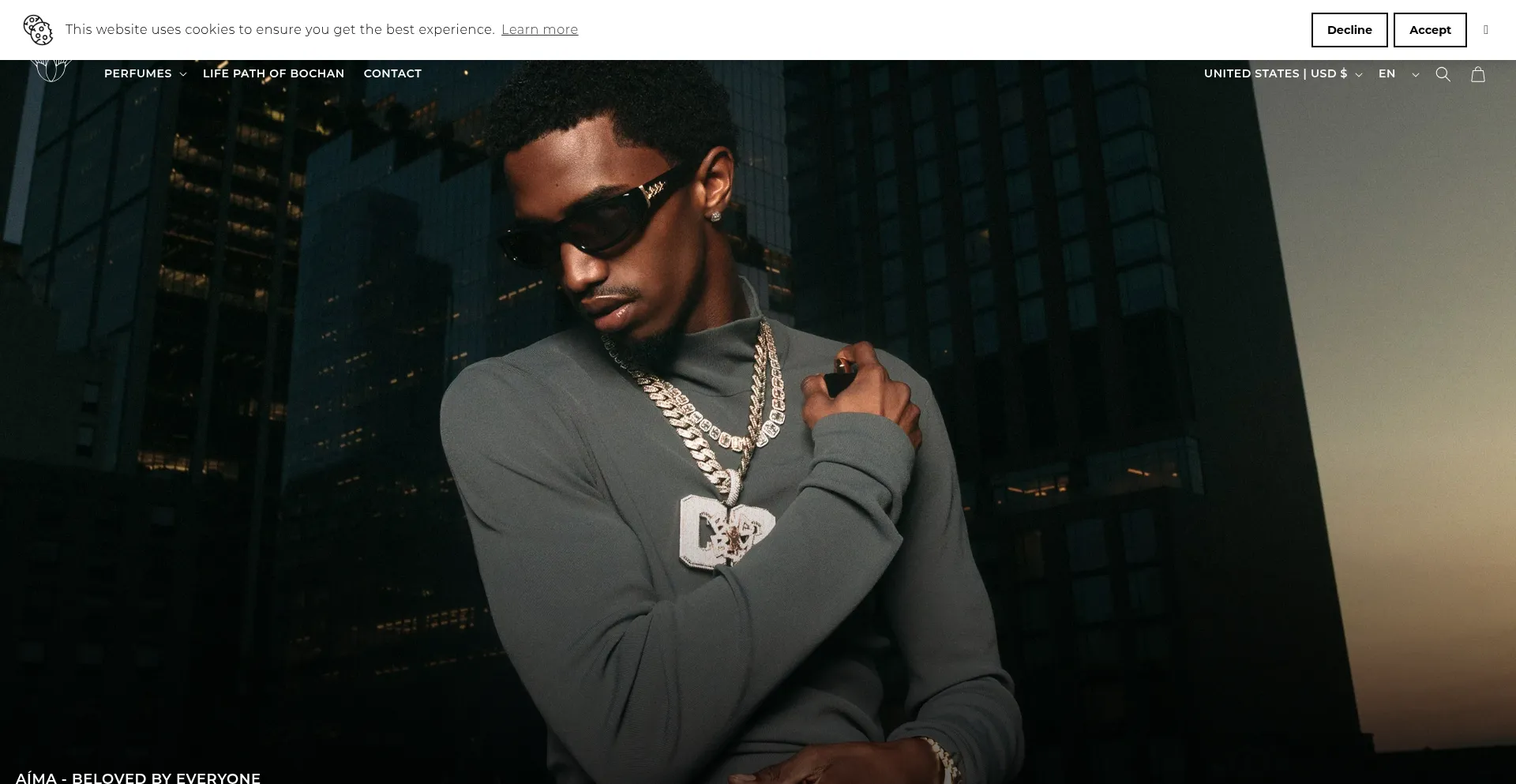 Bochanperfumes.com Screenshot