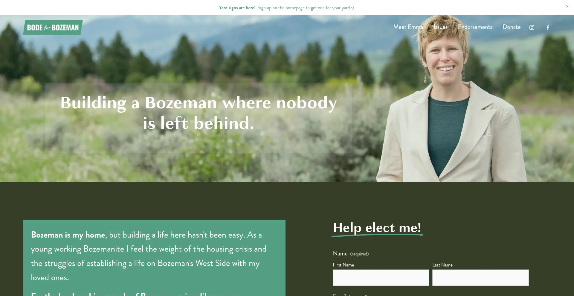 Bodeforbozeman.com Screenshot