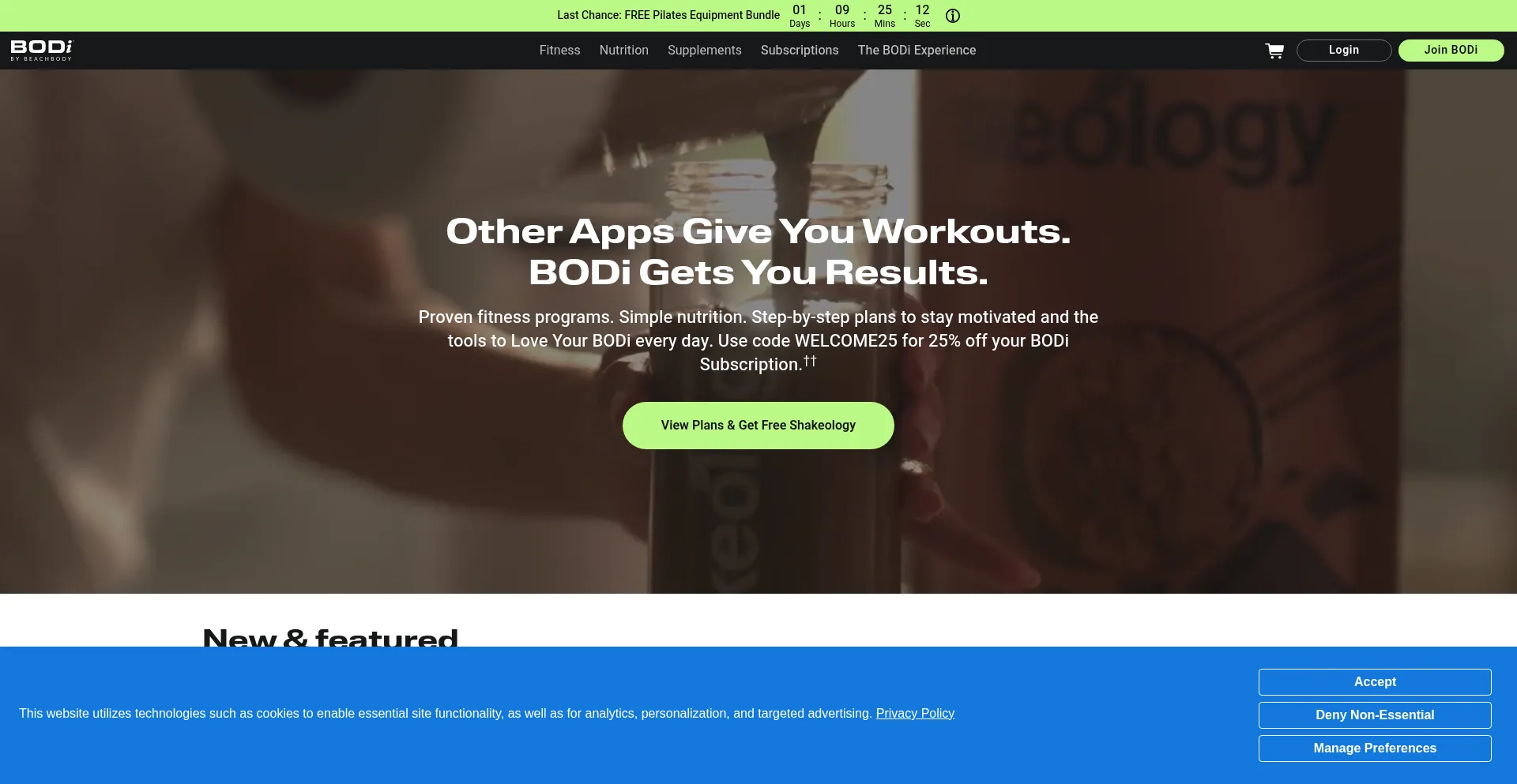 Bodi.com Screenshot