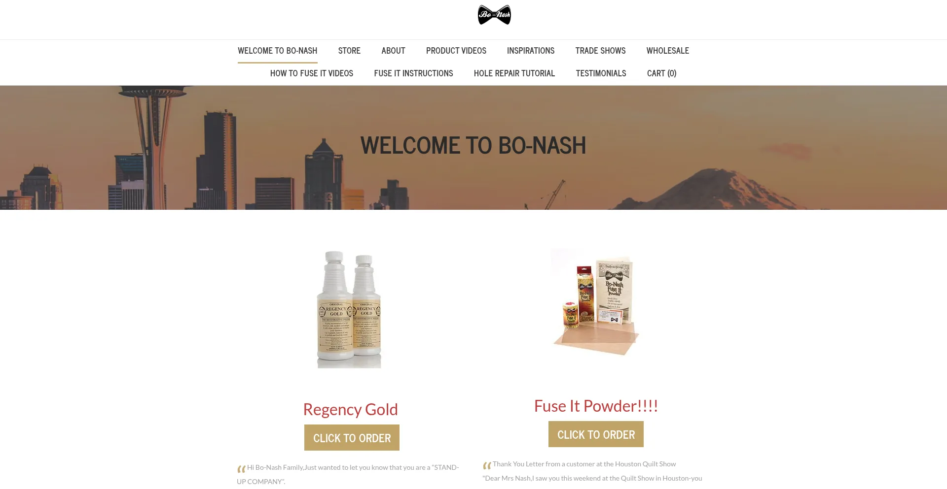 Bonashstore.com Screenshot