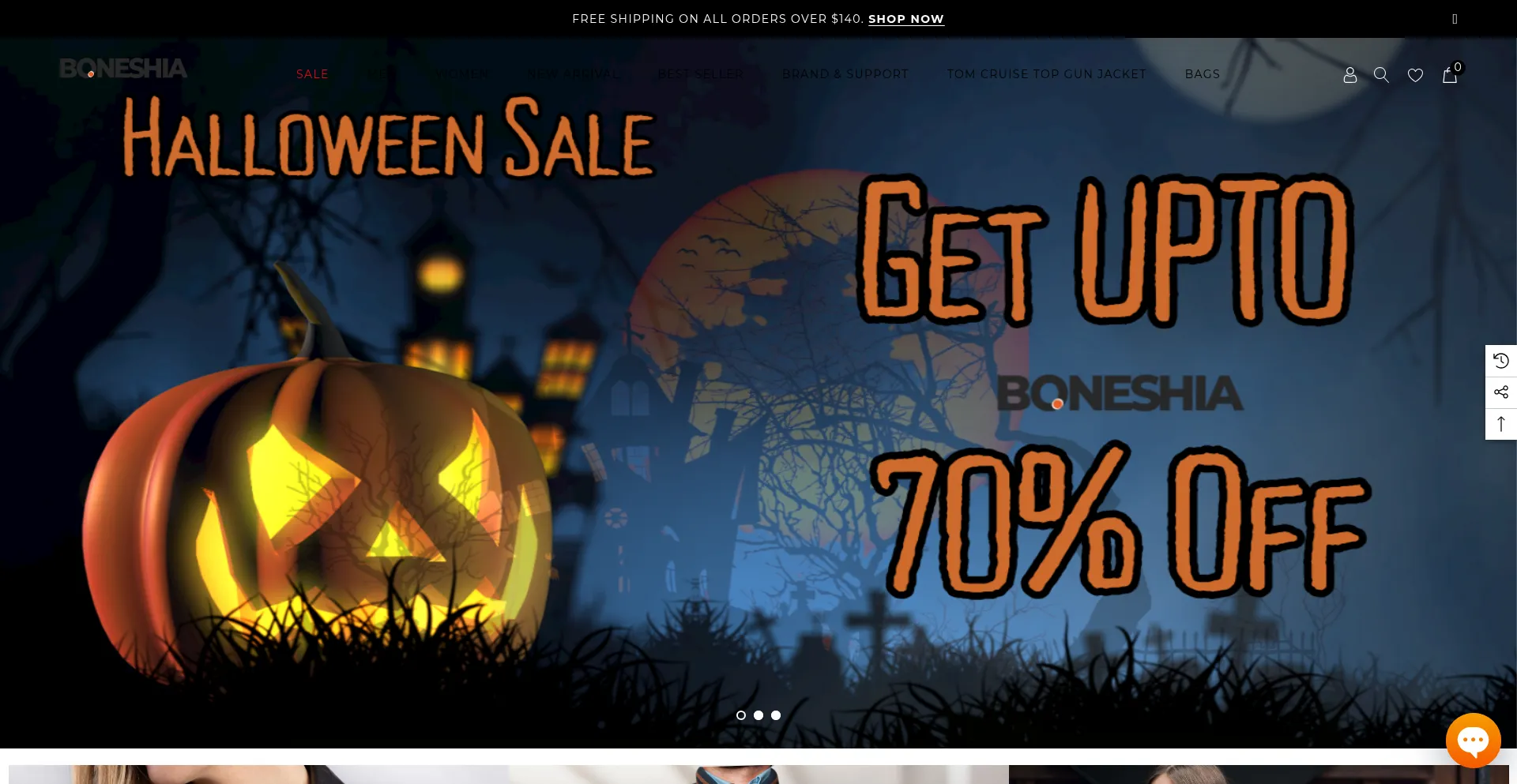 Boneshia.com Screenshot