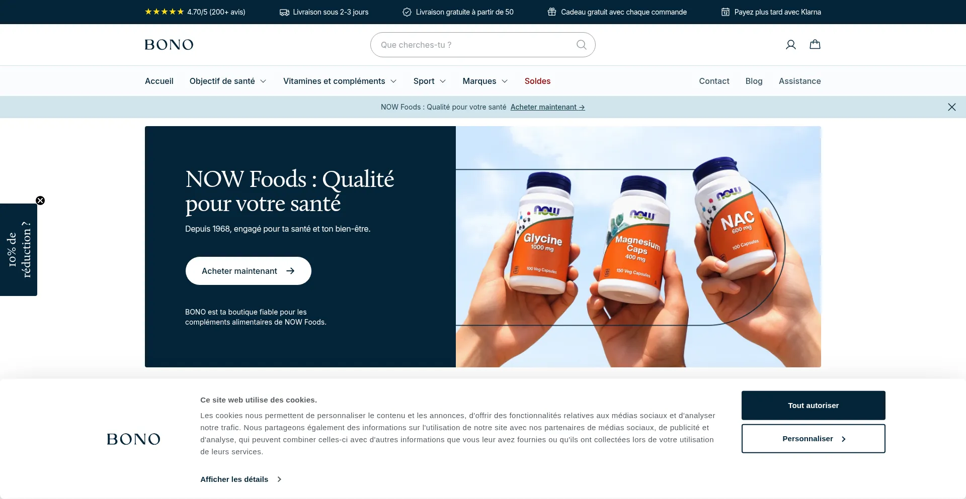 Bonosante.fr Screenshot