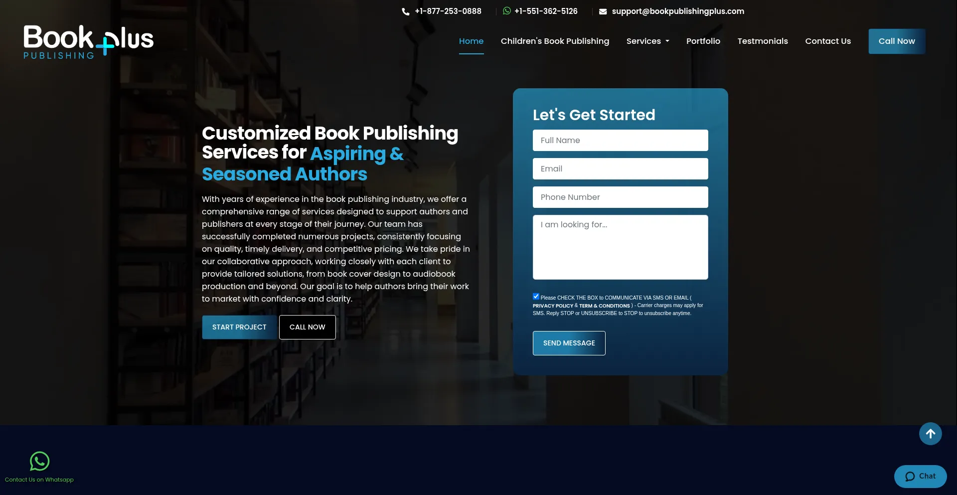 Bookpublishingplus.com Screenshot
