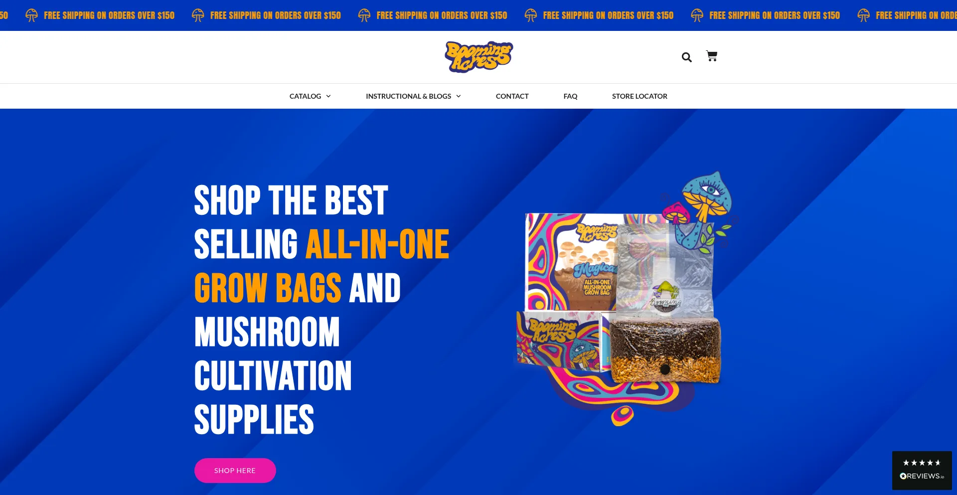 Boomingacres.com Screenshot