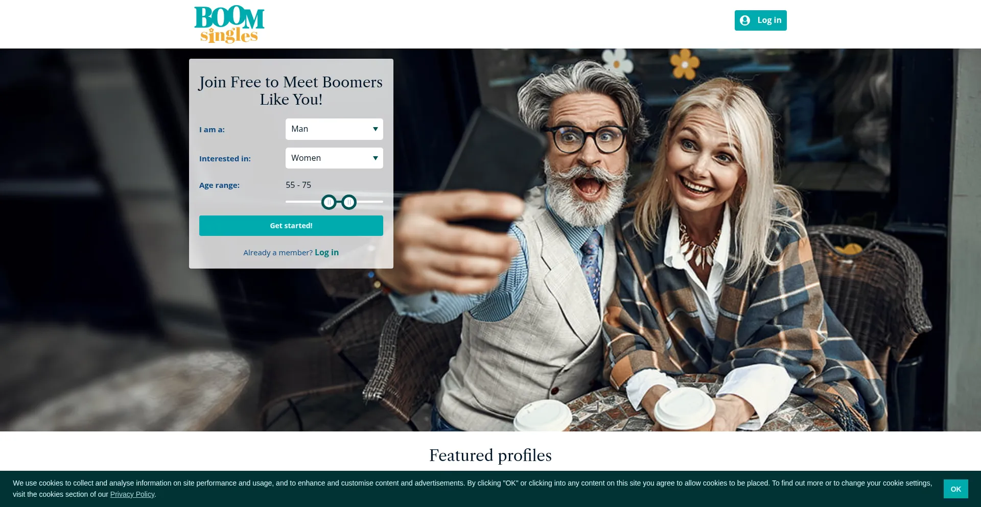 Boomsingles.com Screenshot