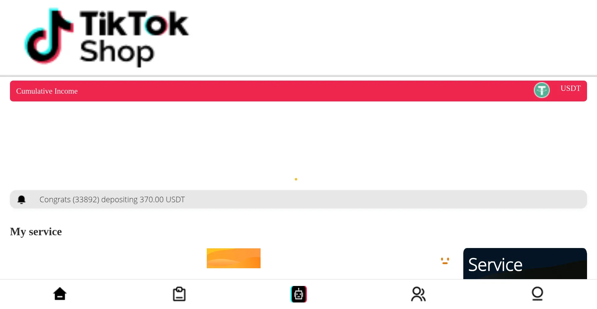 Website screenshot of Botitok.com