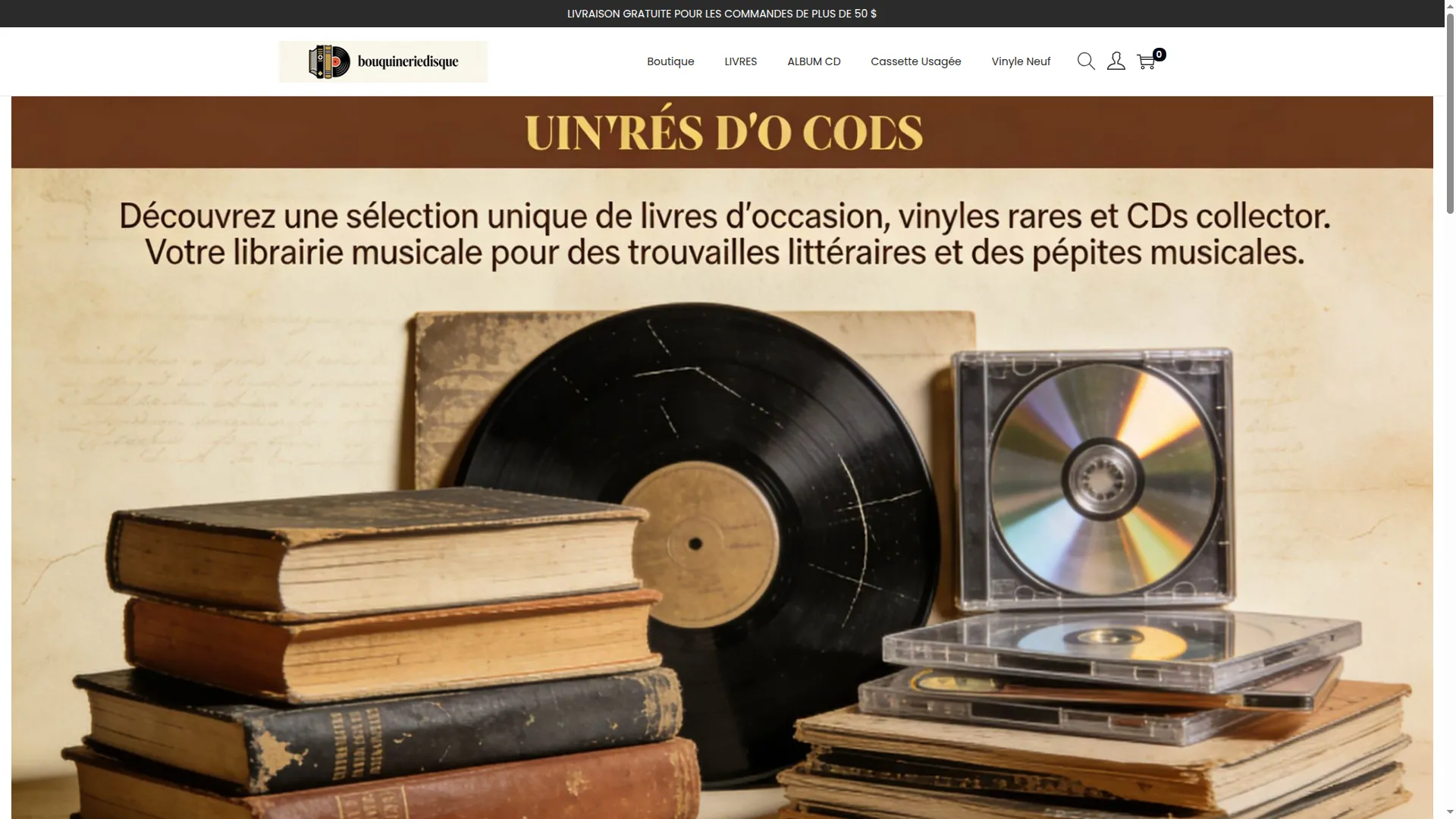 Bouquineriedisque.com