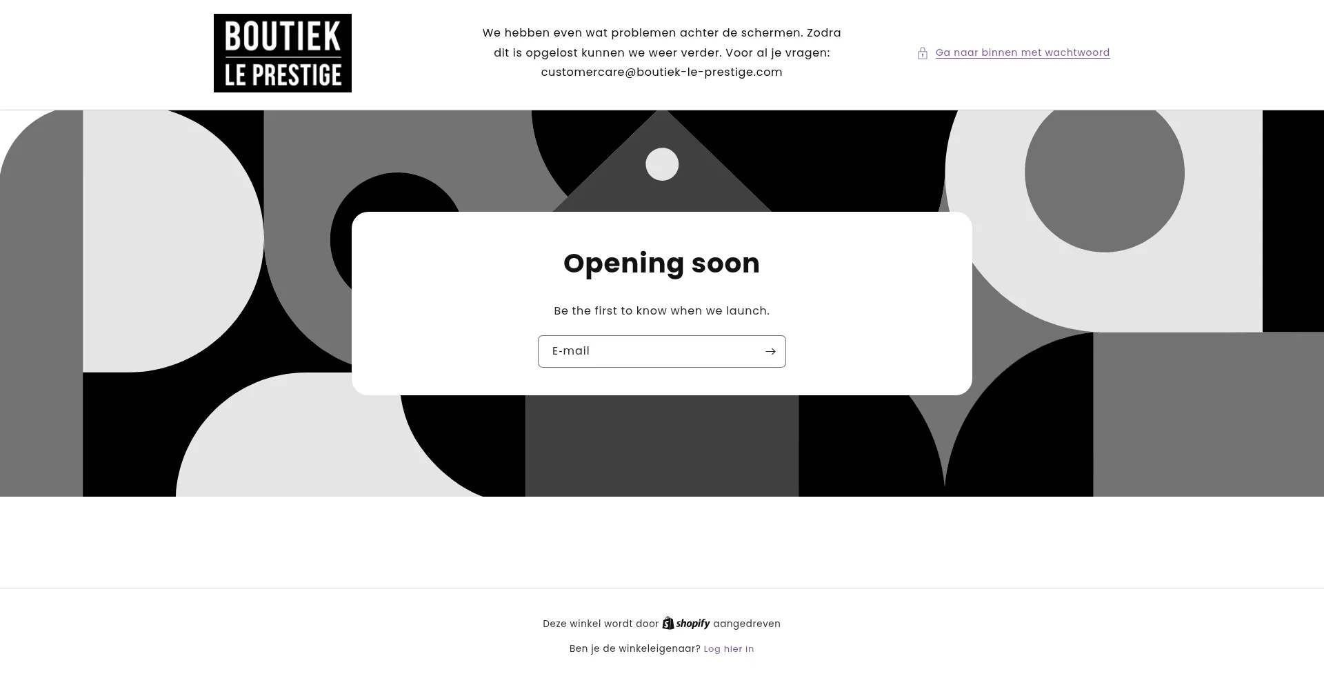 Boutiek-le-prestige.com Screenshot