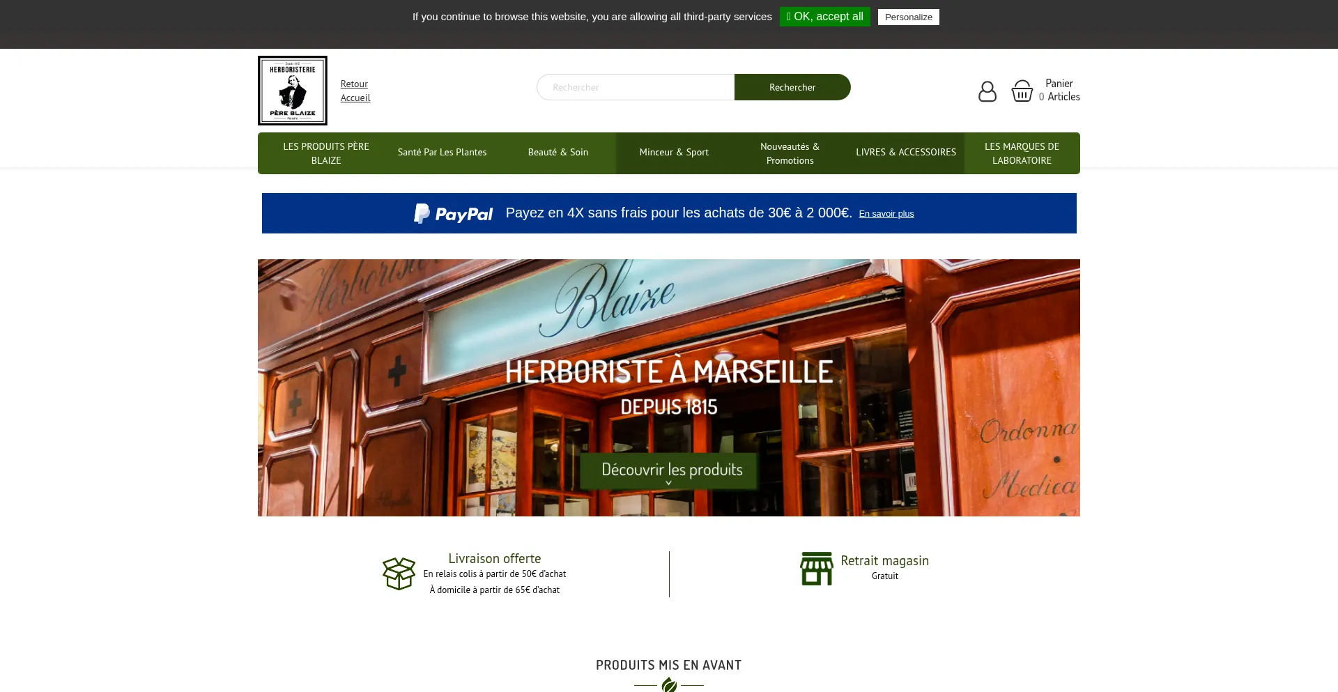 Is Boutique.pereblaize.fr Safe?