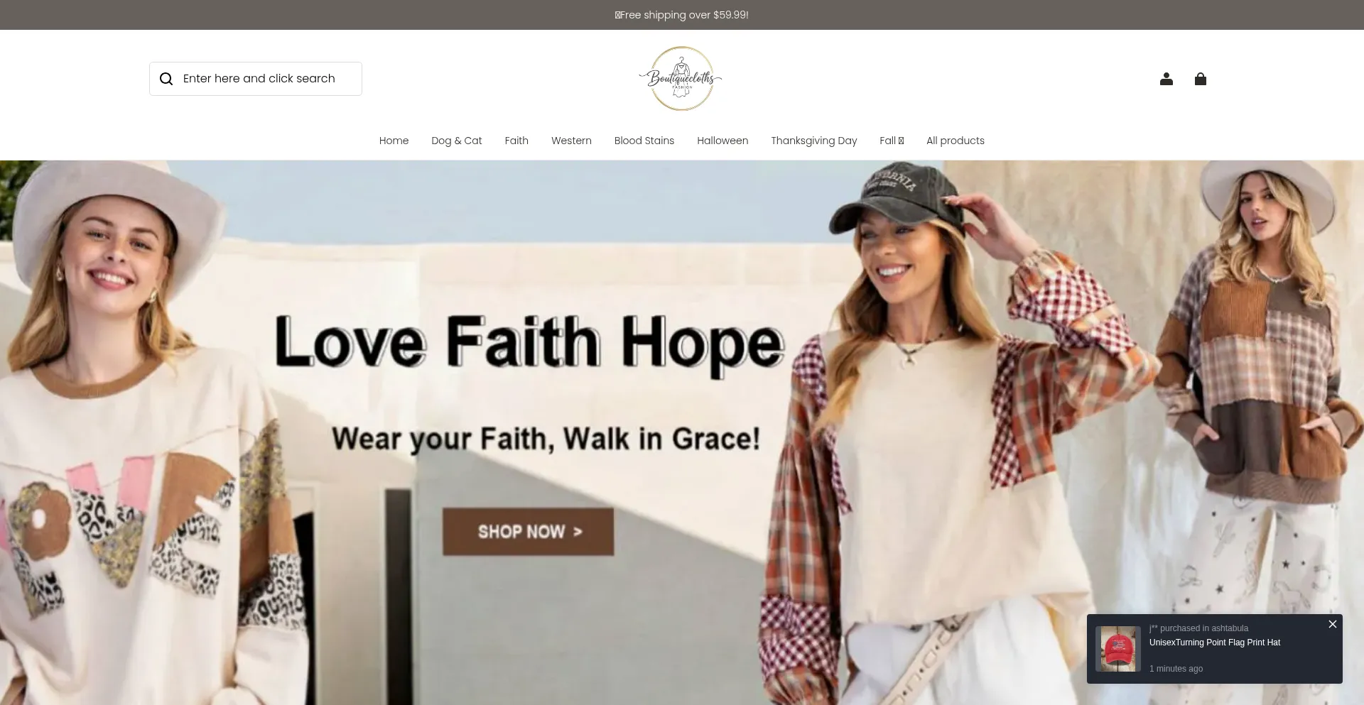 Boutiquecloths.com Screenshot