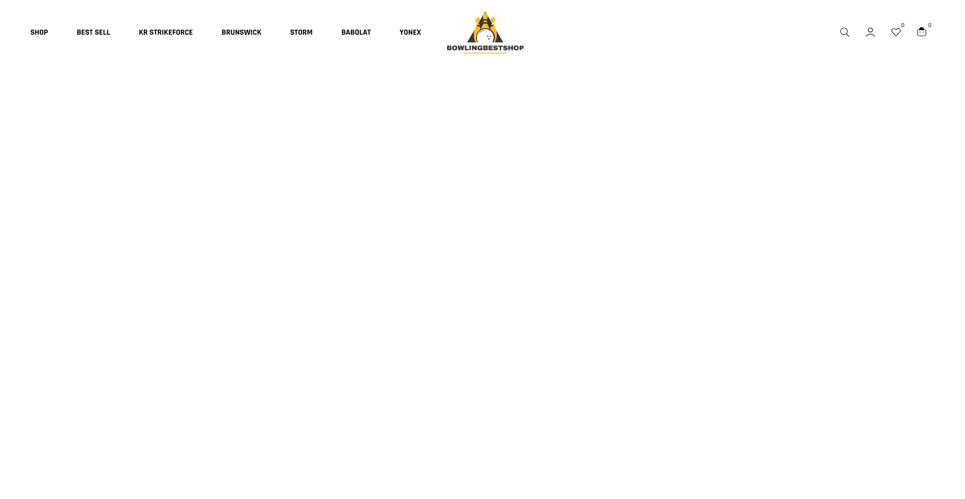 Website screenshot of Bowlingbestshop.com