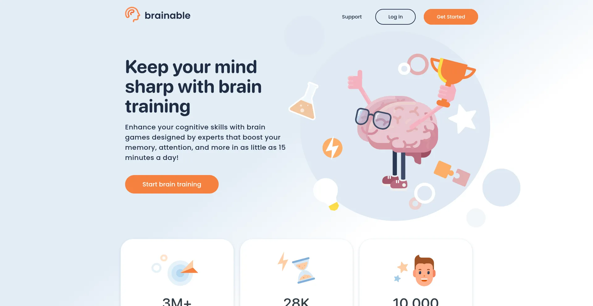 Brainable.com Screenshot