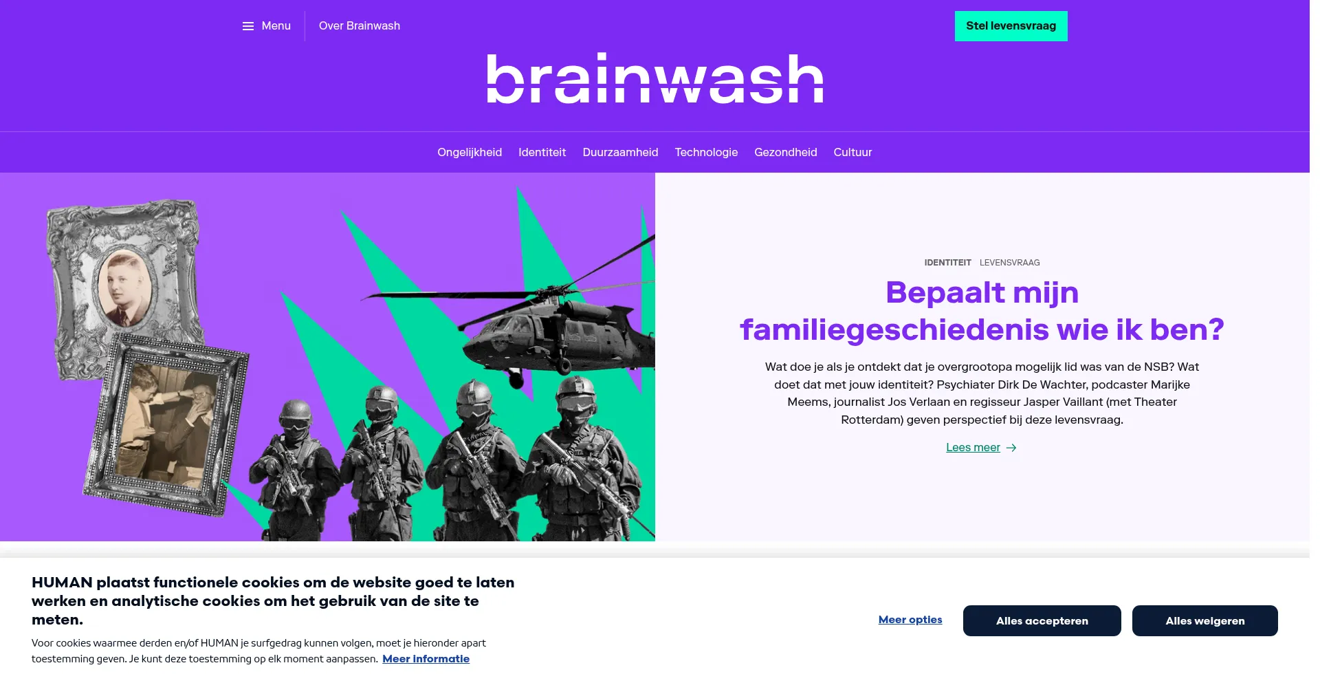 Brainwash.nl Screenshot