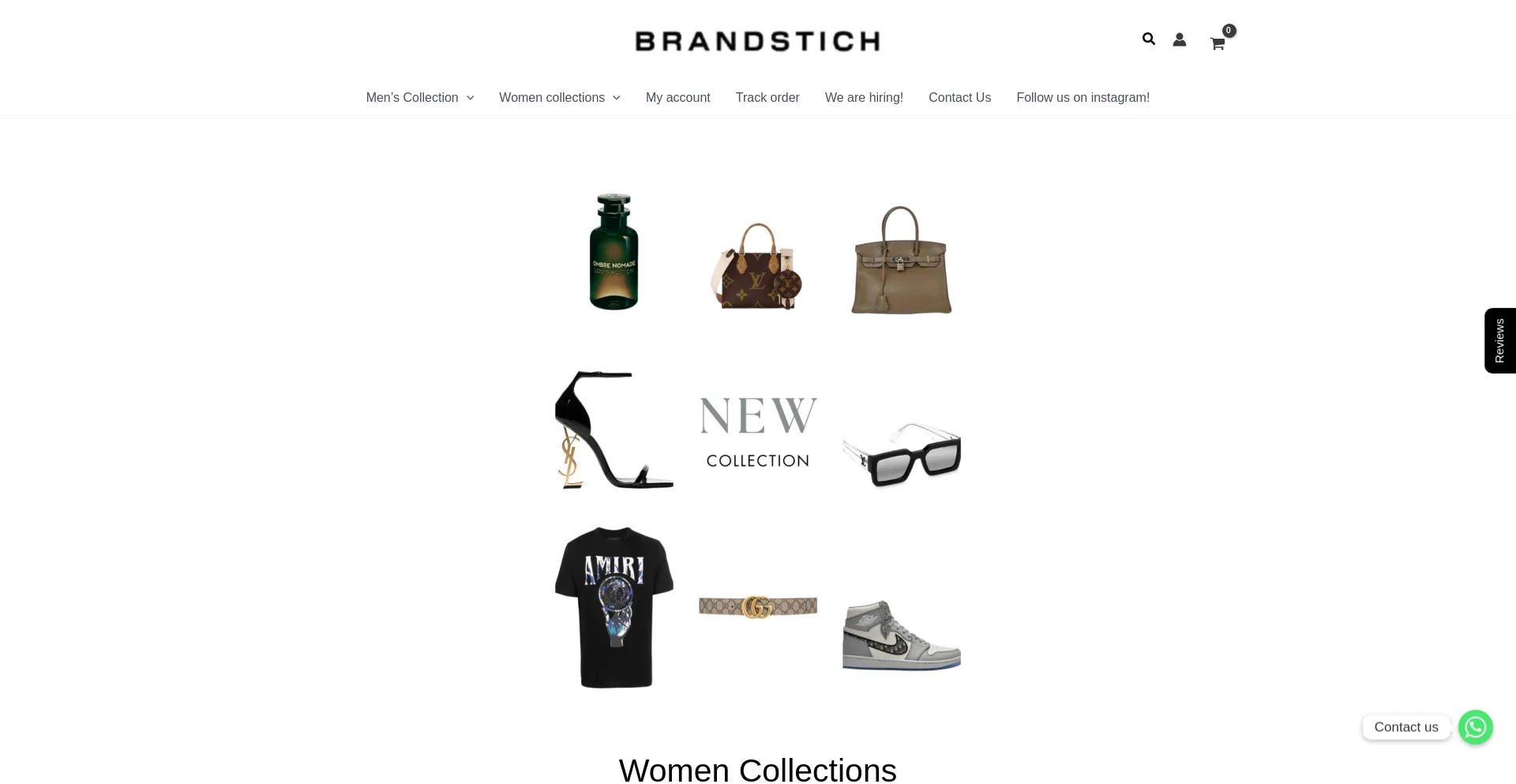 Website screenshot of Brandstich.com