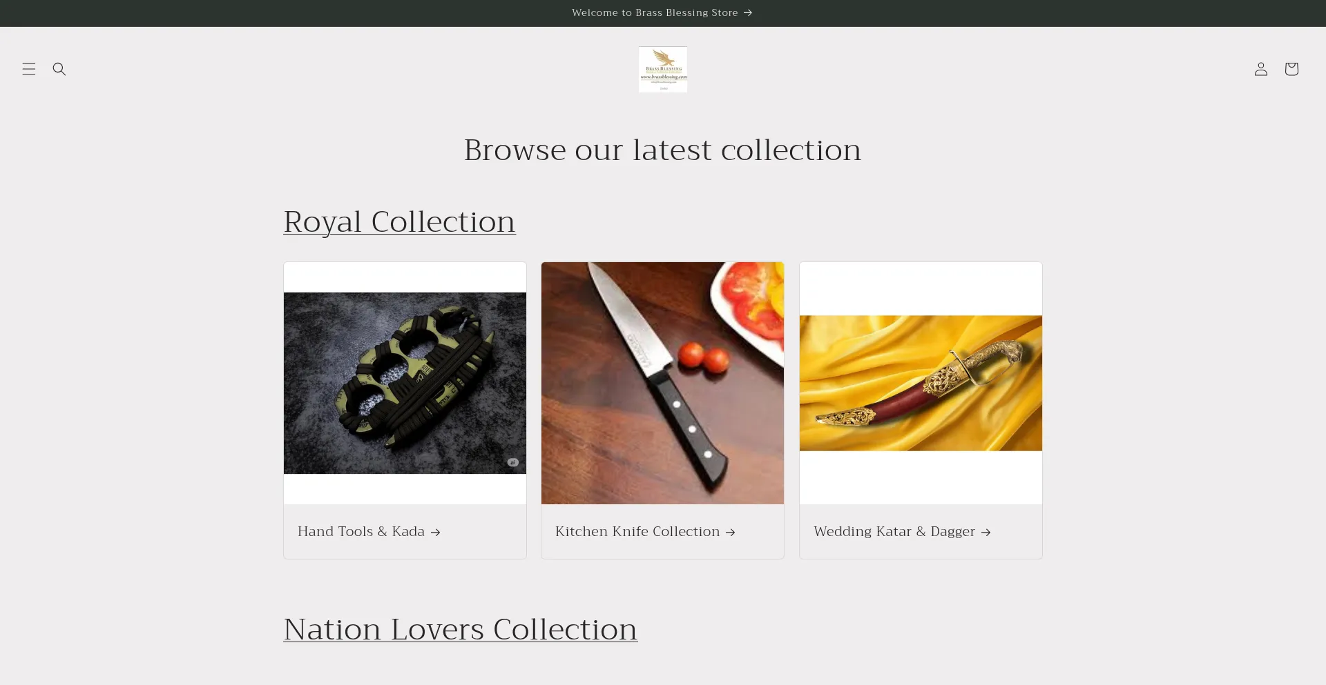 Brassblessing.com Screenshot